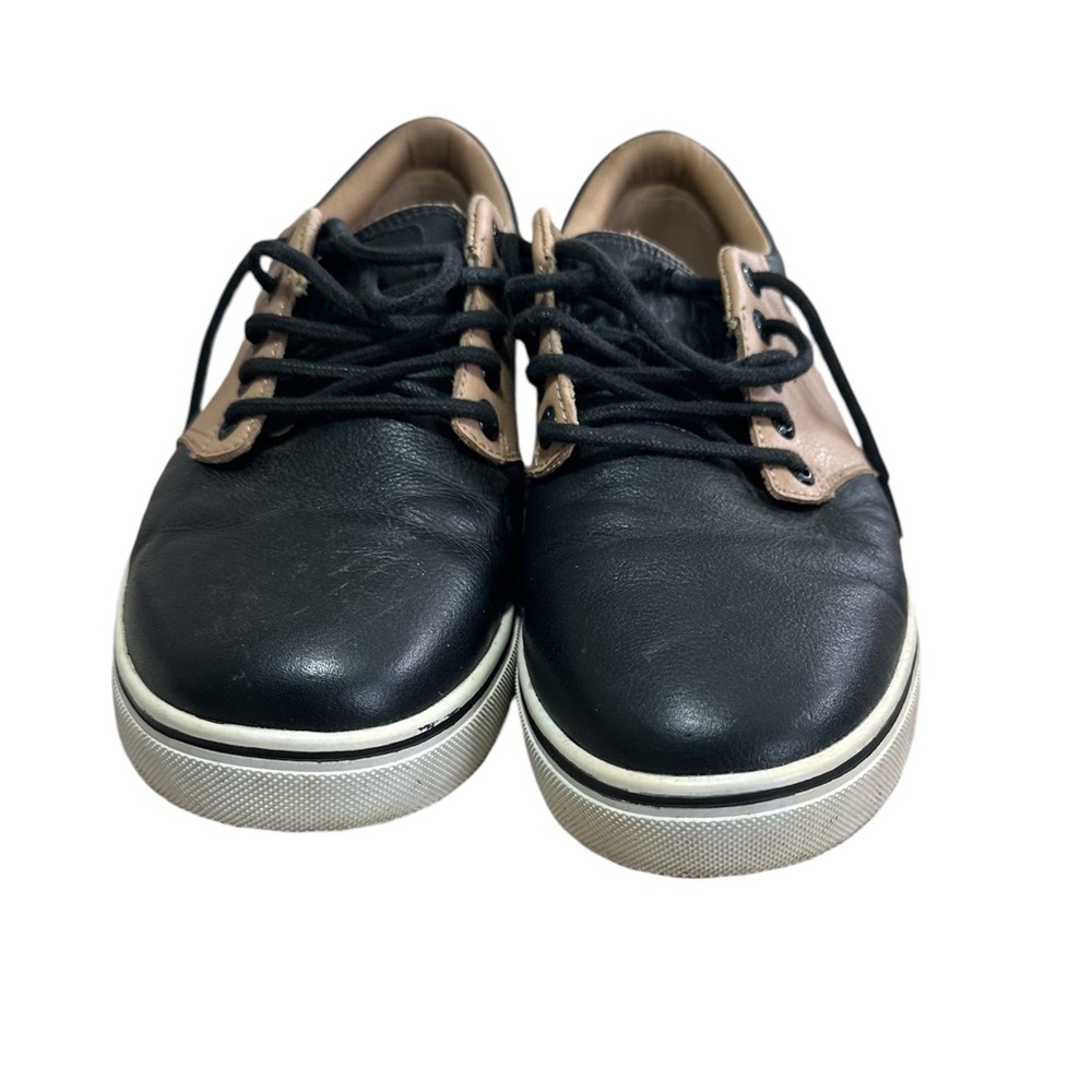 Men’s Kikkergolf Golf Cleats Shoes Black Tan Size 9 Boys Teen Women’s as well